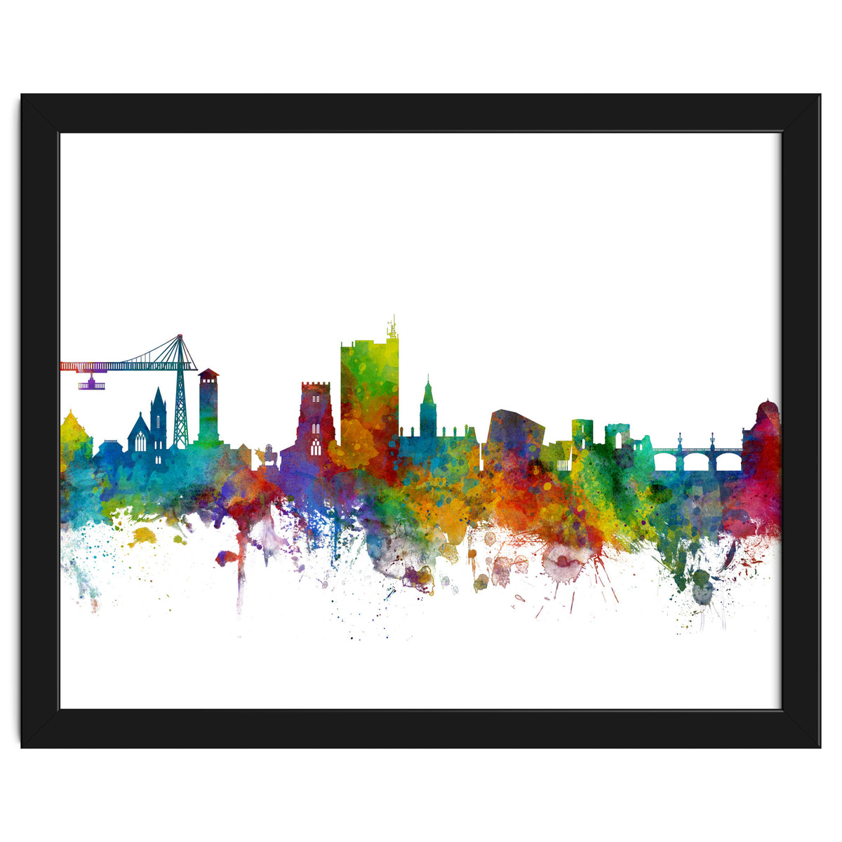 Newport Wales Skyline