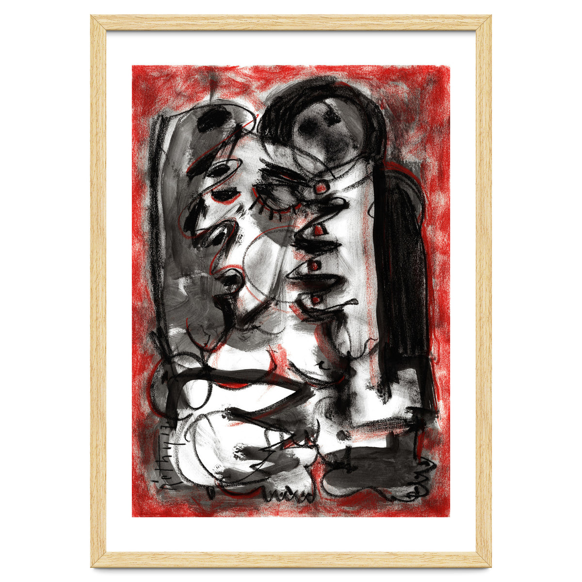 Shame - white background