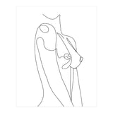 female chest line  (Print Only) thumbnail