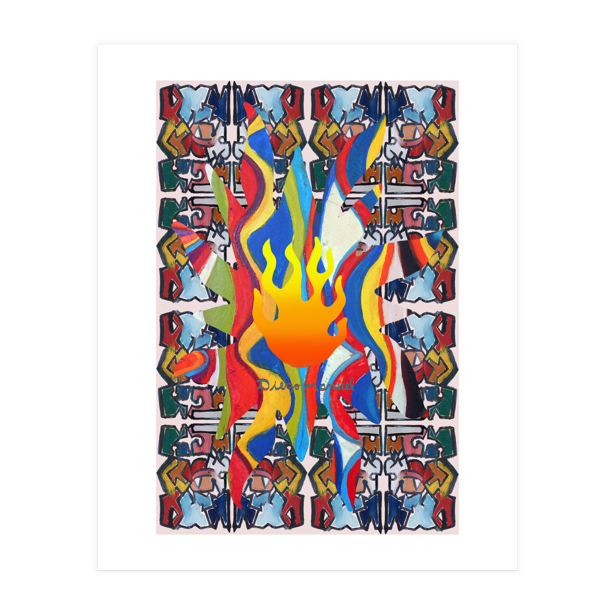 Fuego Y Graffiti 46 (Print Only)