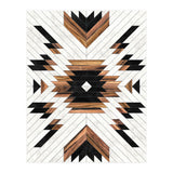 Urban Tribal Pattern No.5 - Aztec - Concrete and Wood (Print Only) thumbnail