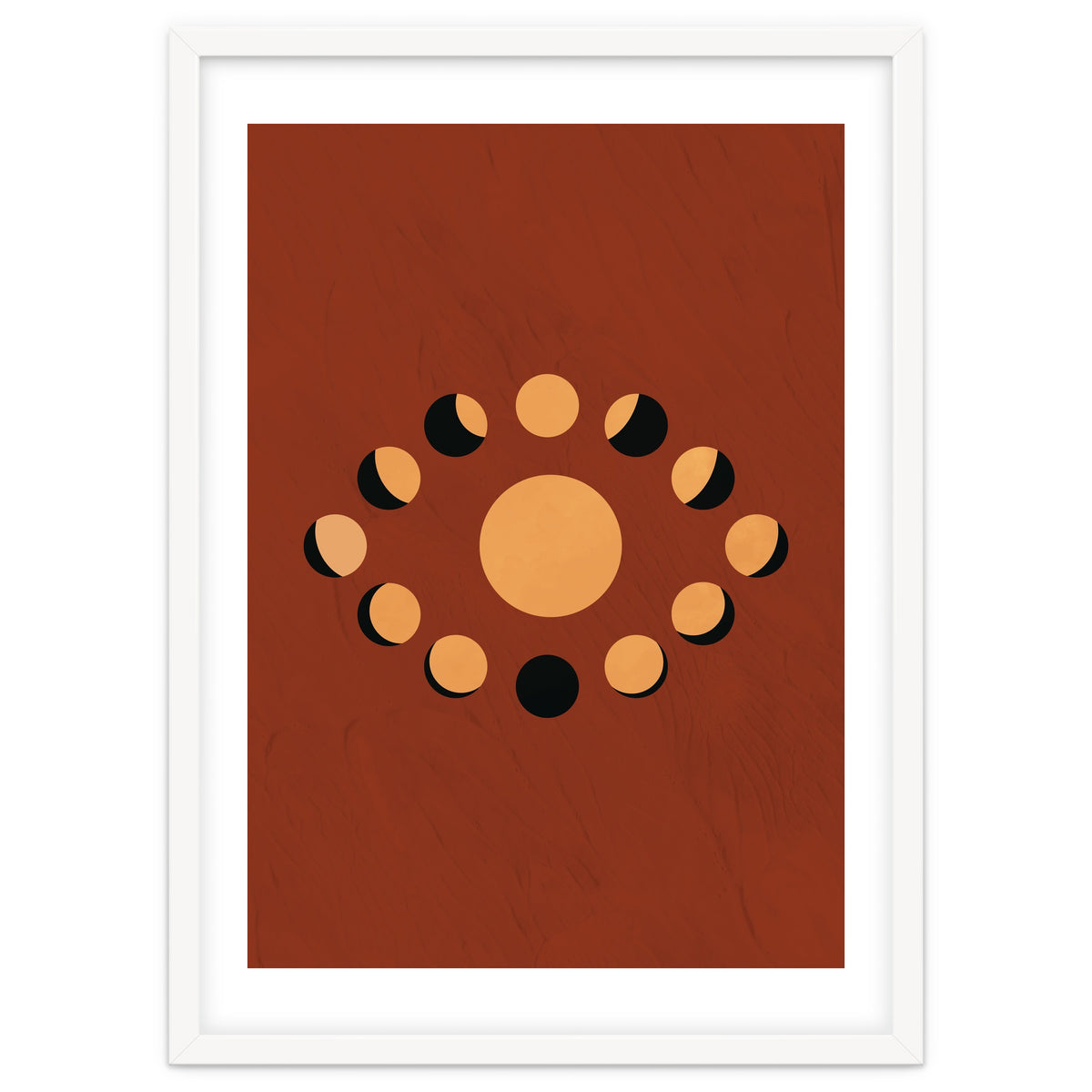 Lunar Eclipse Moon Illustration