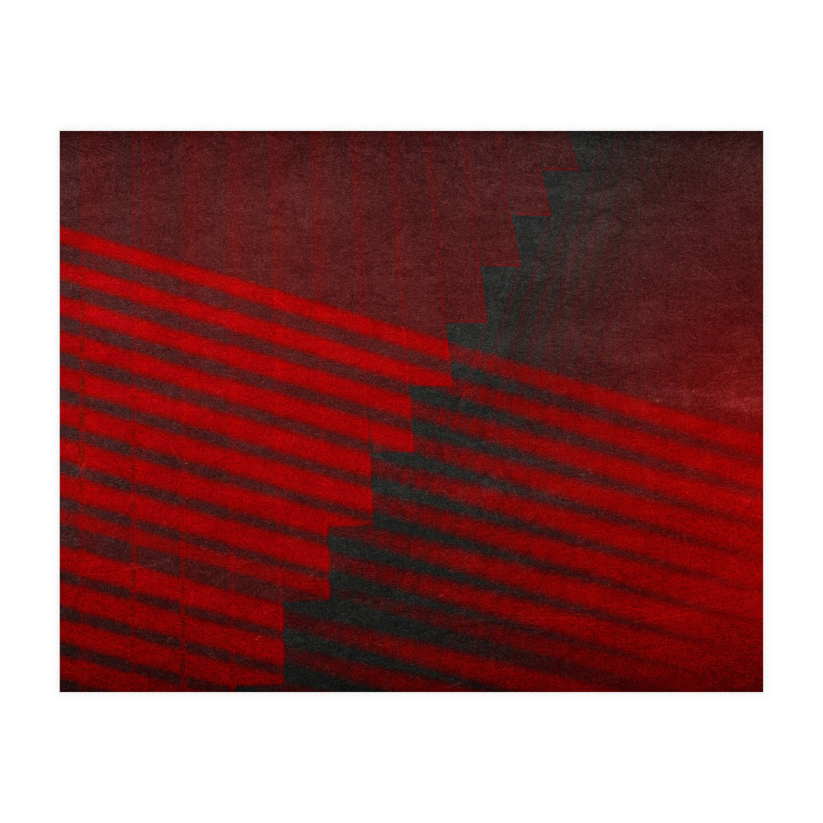 Rojo Y Gris #2 (Print Only)