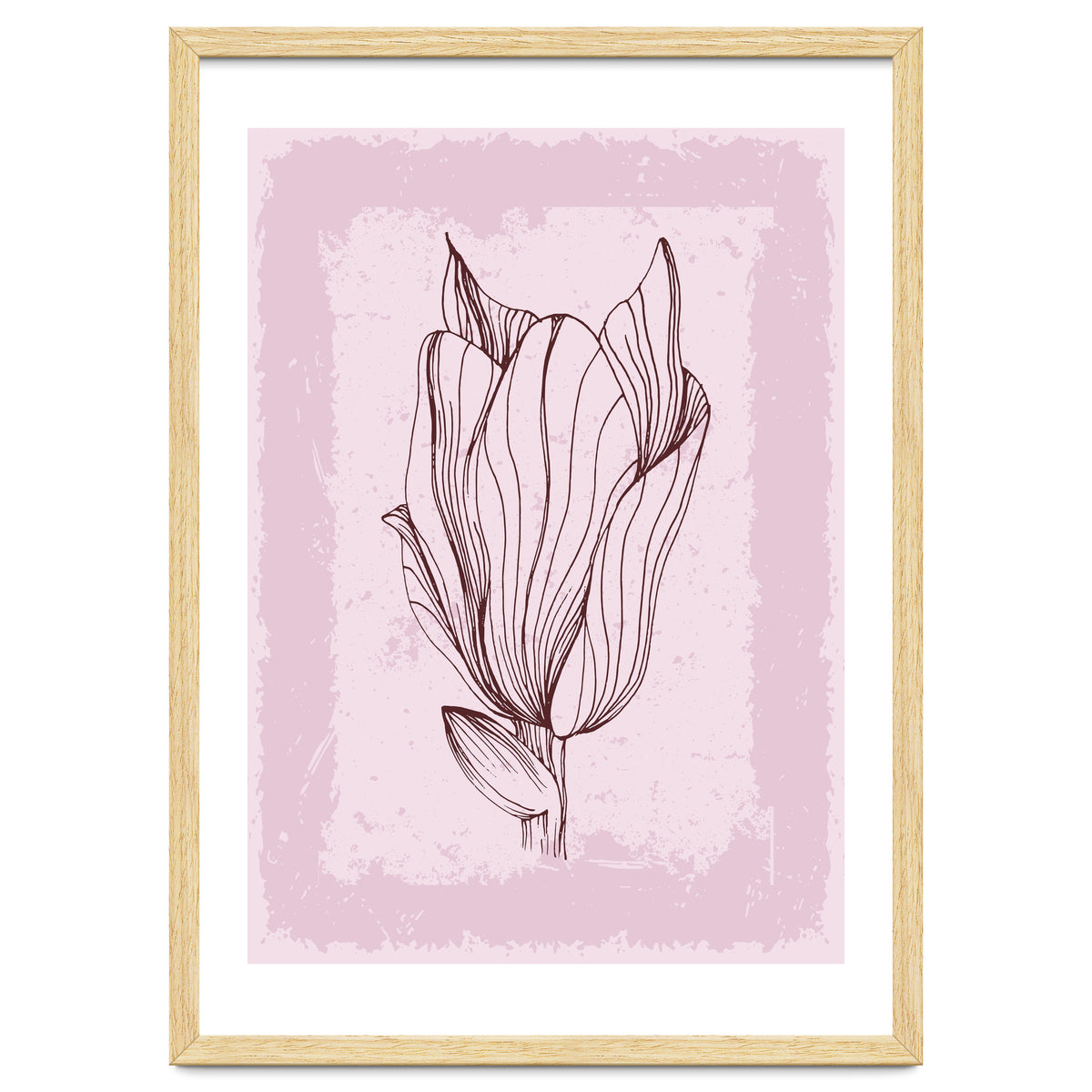 Magnolia Abstract Geometric Nordic