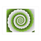 Green Modern Floral Interior Design Art (Print Only) thumbnail