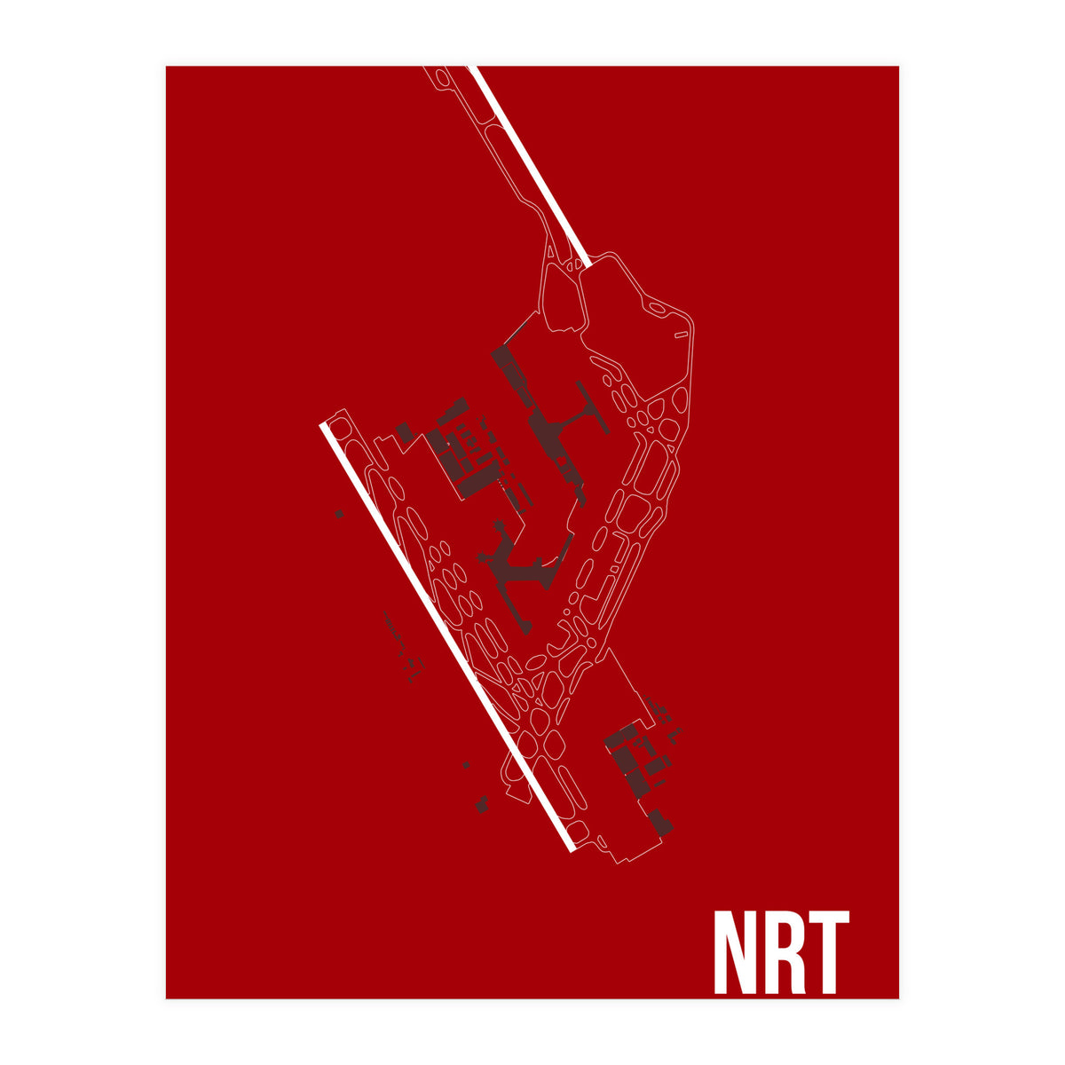 Tokyo Nrt Airport Layout (Print Only)