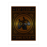 Eat Sleep Game Repeat (Print Only) thumbnail