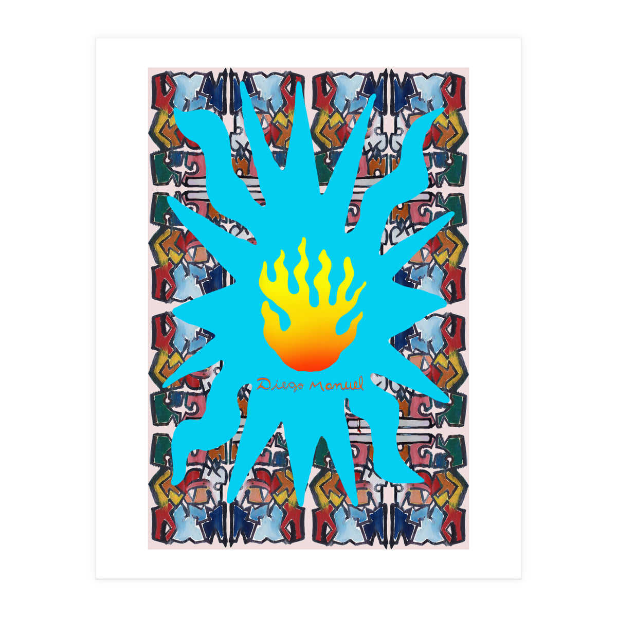 Fuego Y Graffiti 51 (Print Only)