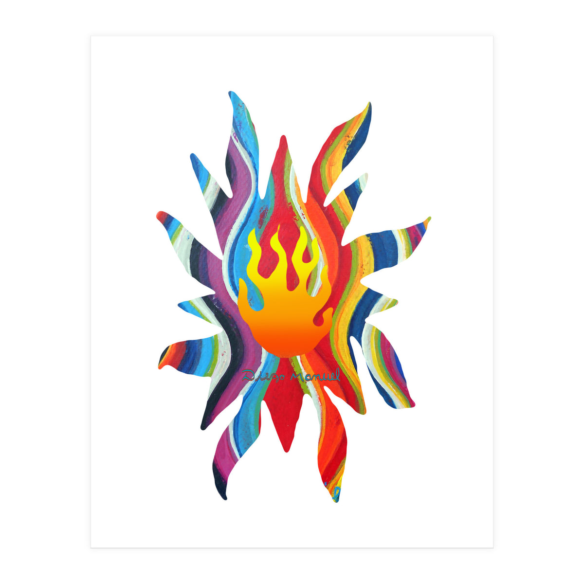 Fuego 24 Copia (Print Only)