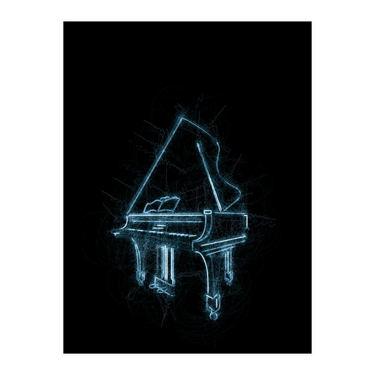 Grand piano (Print Only)