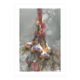 Garlic still life watercolor painting (Print Only) thumbnail