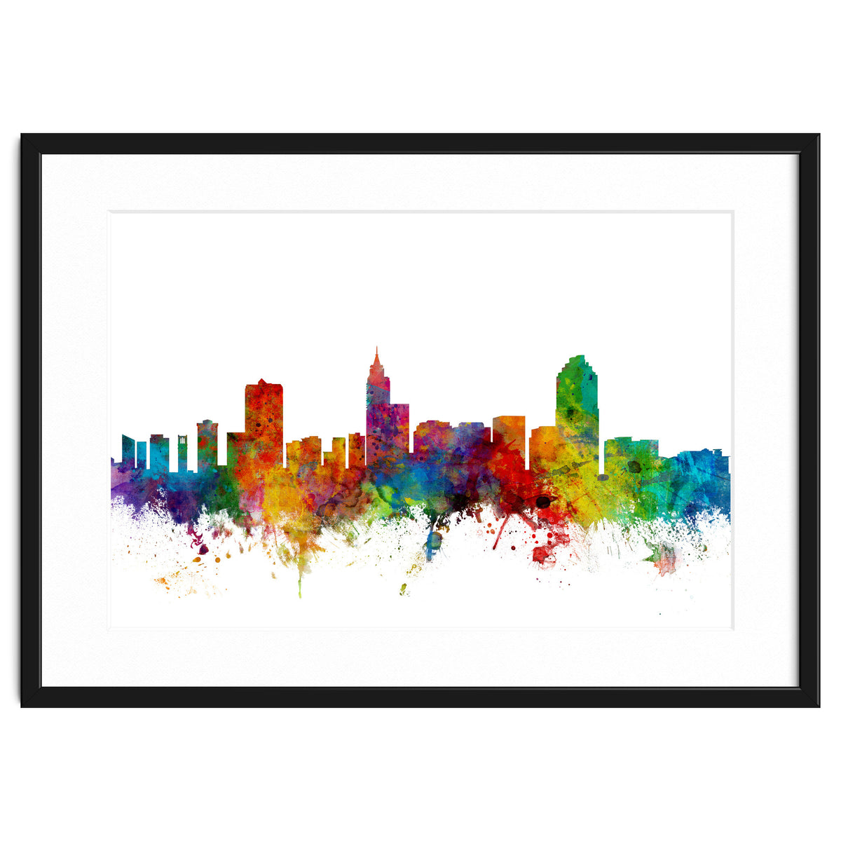 Raleigh North Carolina Skyline