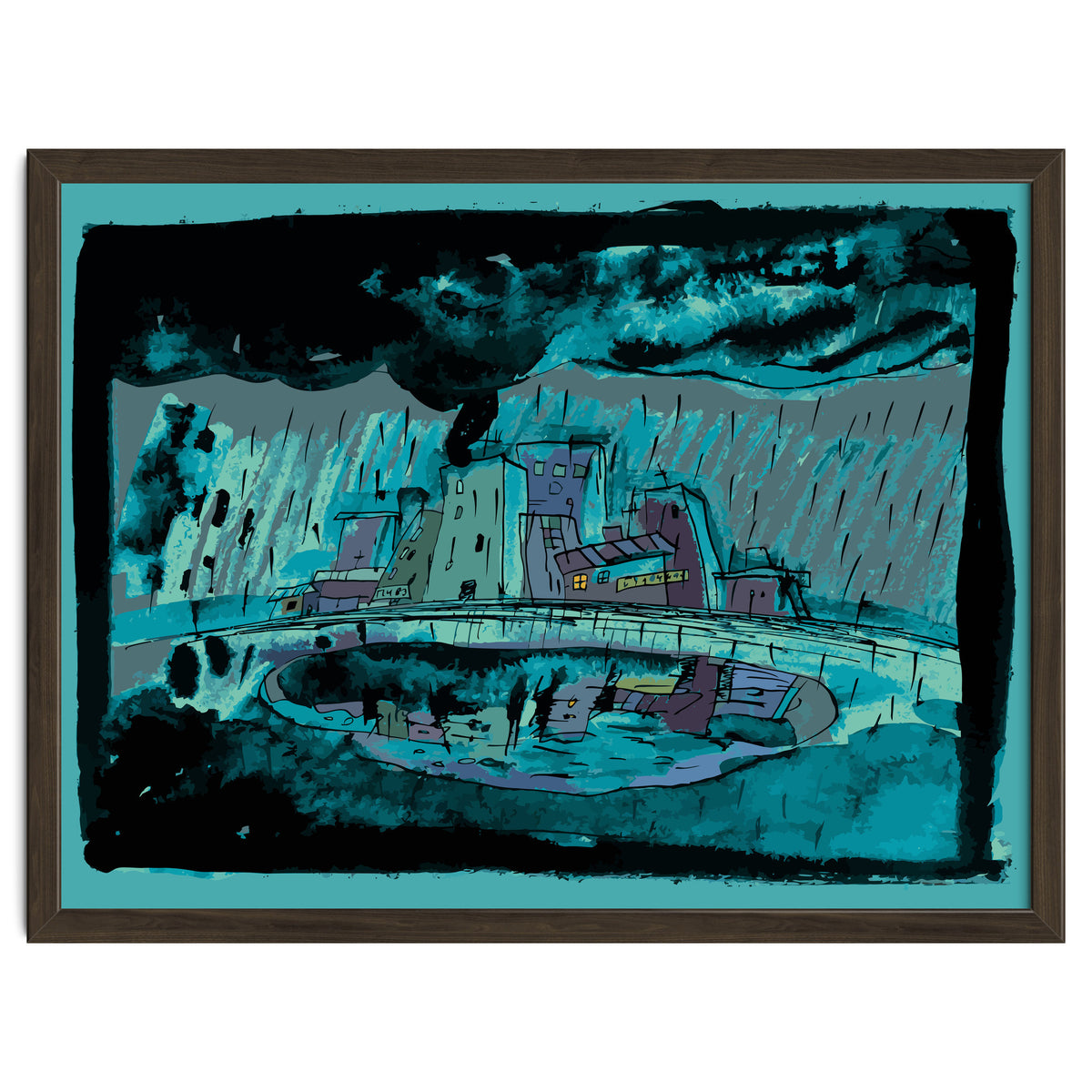 Autumn Rain in the Old City