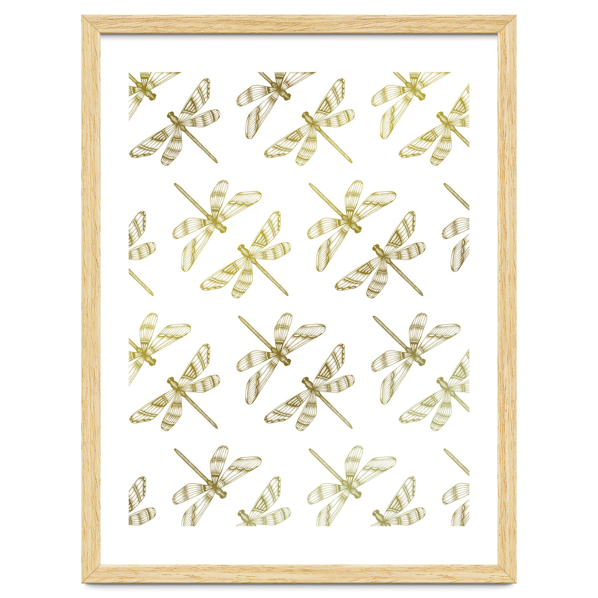 Golden Dragonflies
