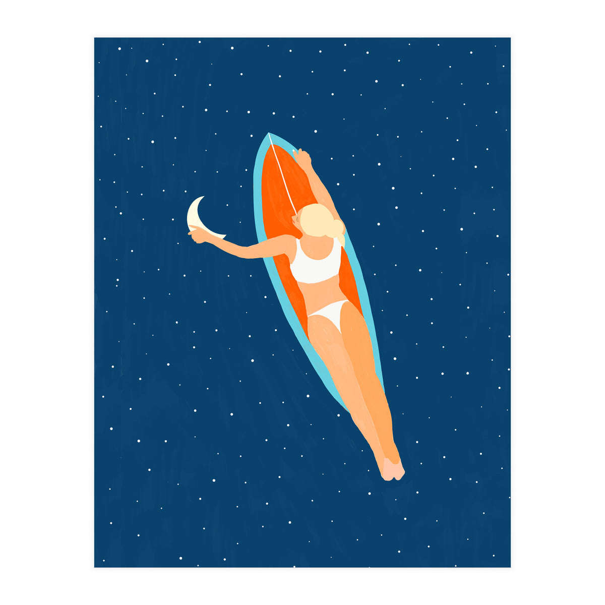 Moon Surfing (Print Only)