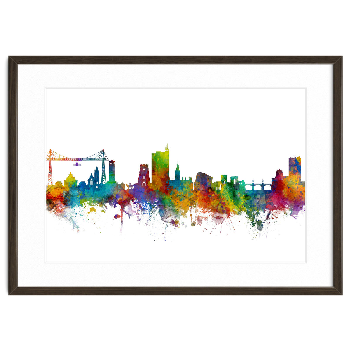 Newport Wales Skyline