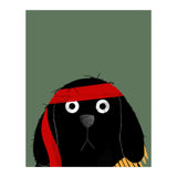 Doozal Dog Rambo (Print Only) thumbnail