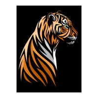 Tribal Tiger  (Print Only)