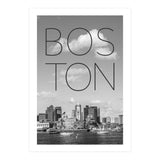BOSTON Skyline North End & Financial District | Text & Skyline (Print Only) thumbnail