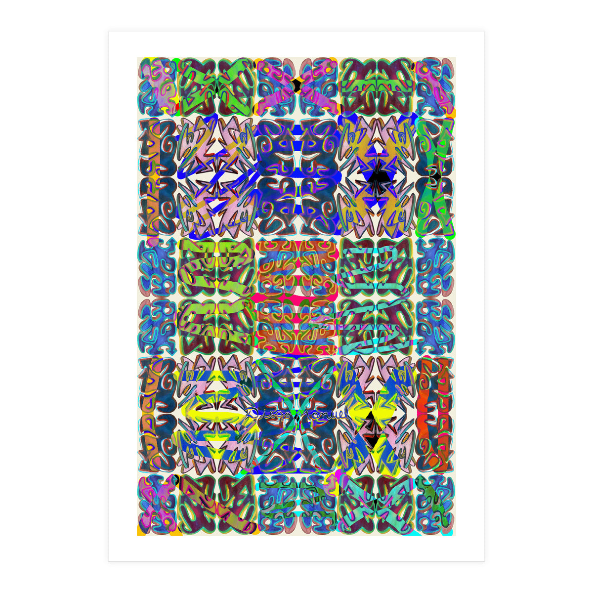 Graffitis 2021 Tapiz 100 (Print Only)