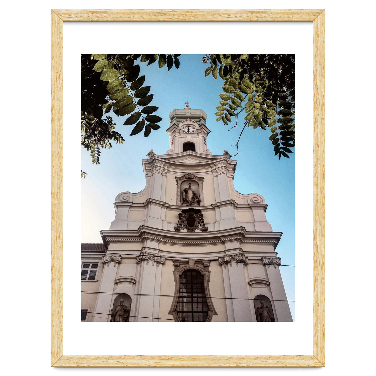 Bratislava framed architecture