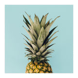 Pineapple On Blue Background (Print Only) thumbnail