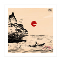 Calm Waters Sumi-e (Print Only)