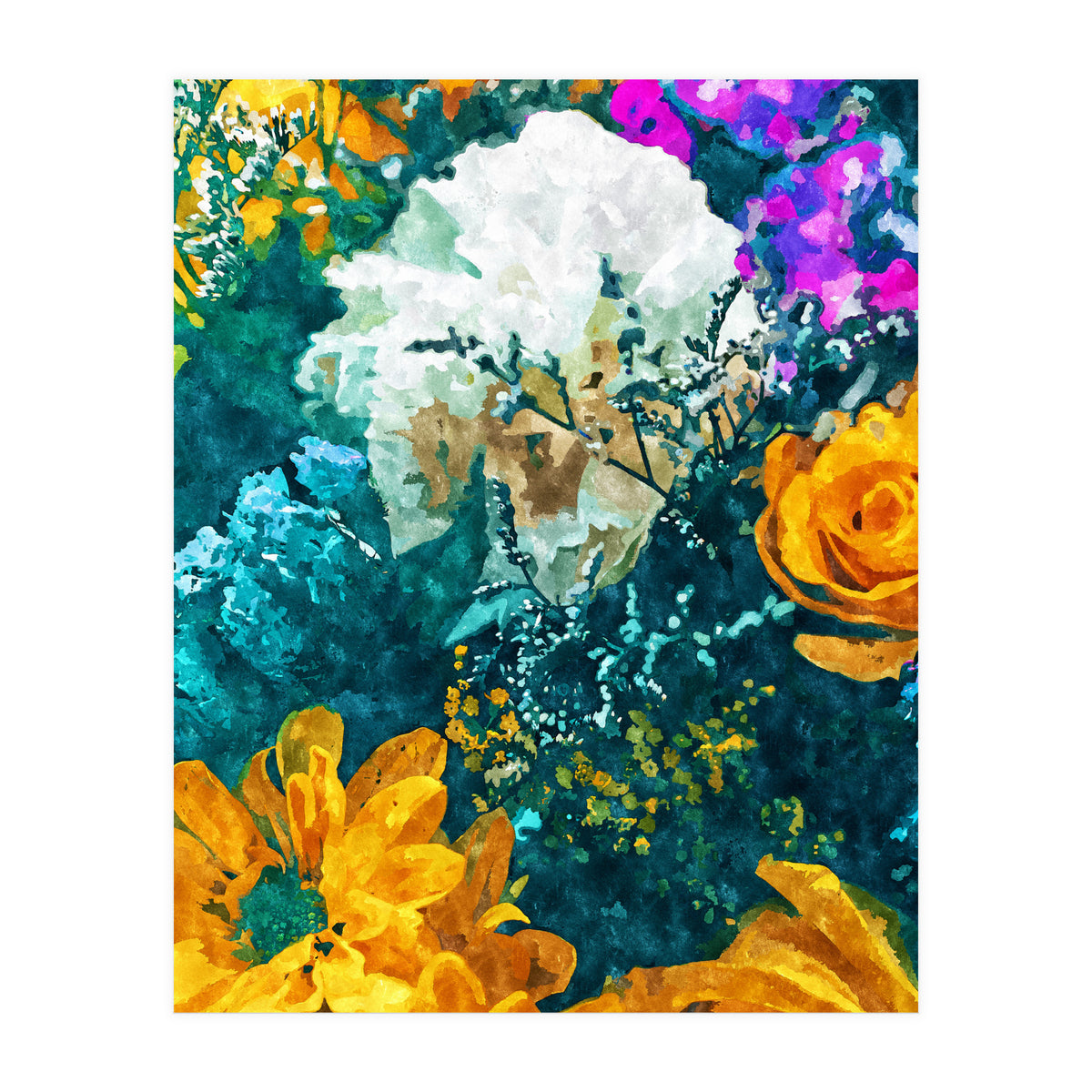 Dark & Floral (Print Only)