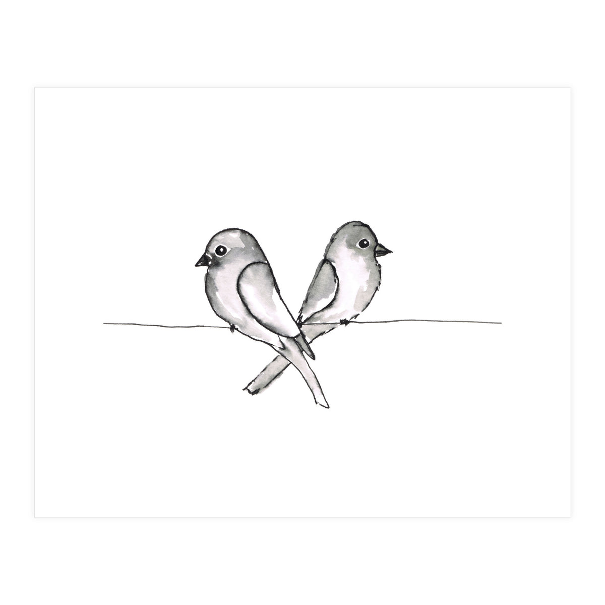 Two birdies (Print Only)