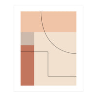 Neutral Geometric A (Print Only)