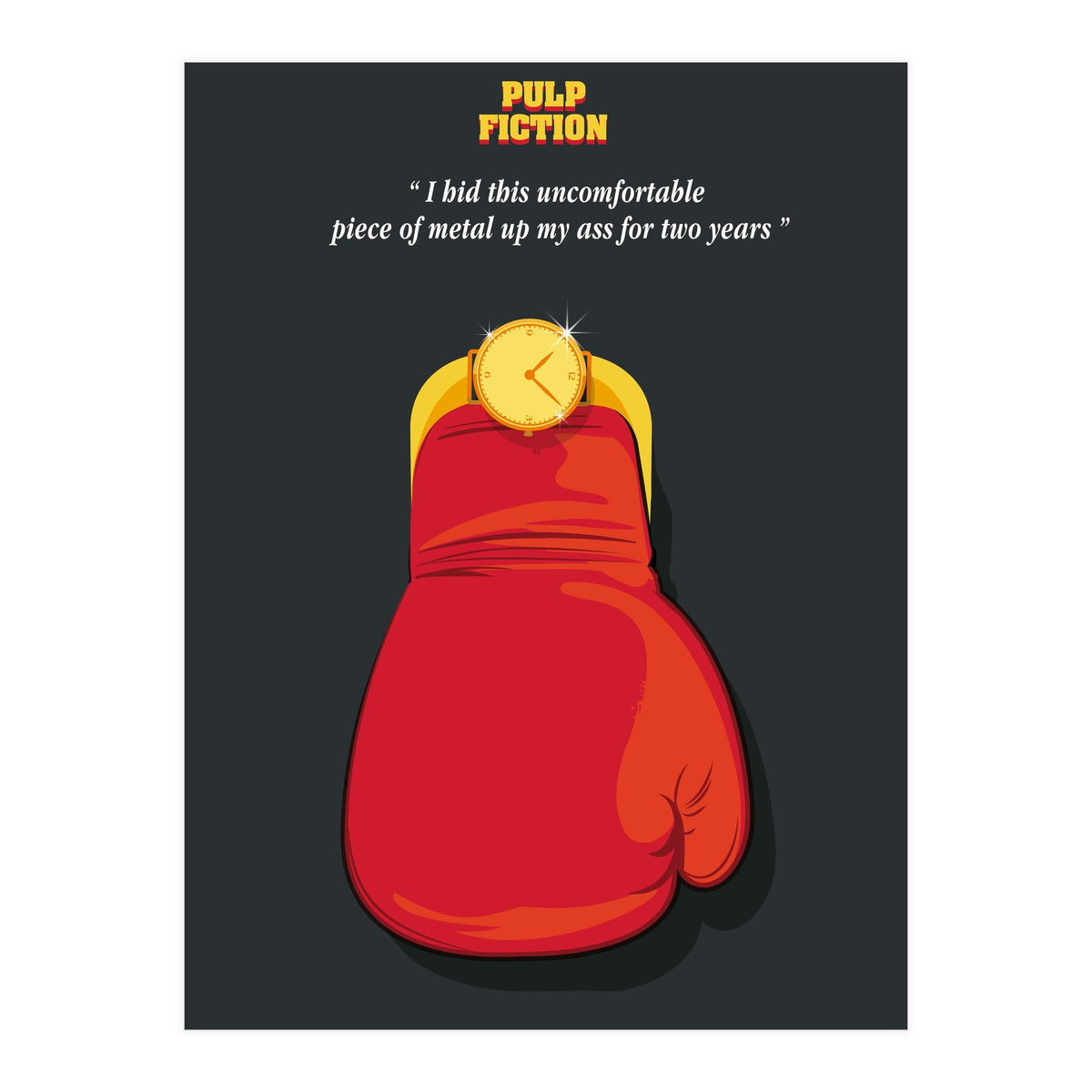 Butch Pulp Fiction movie poster (Print Only)