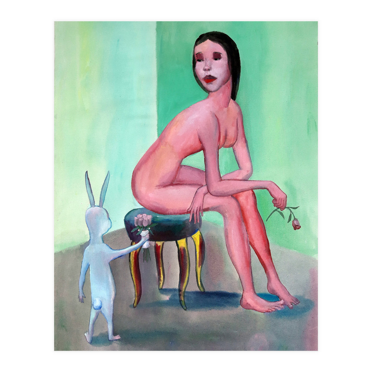 Conejo Enamorado 1 (Print Only)