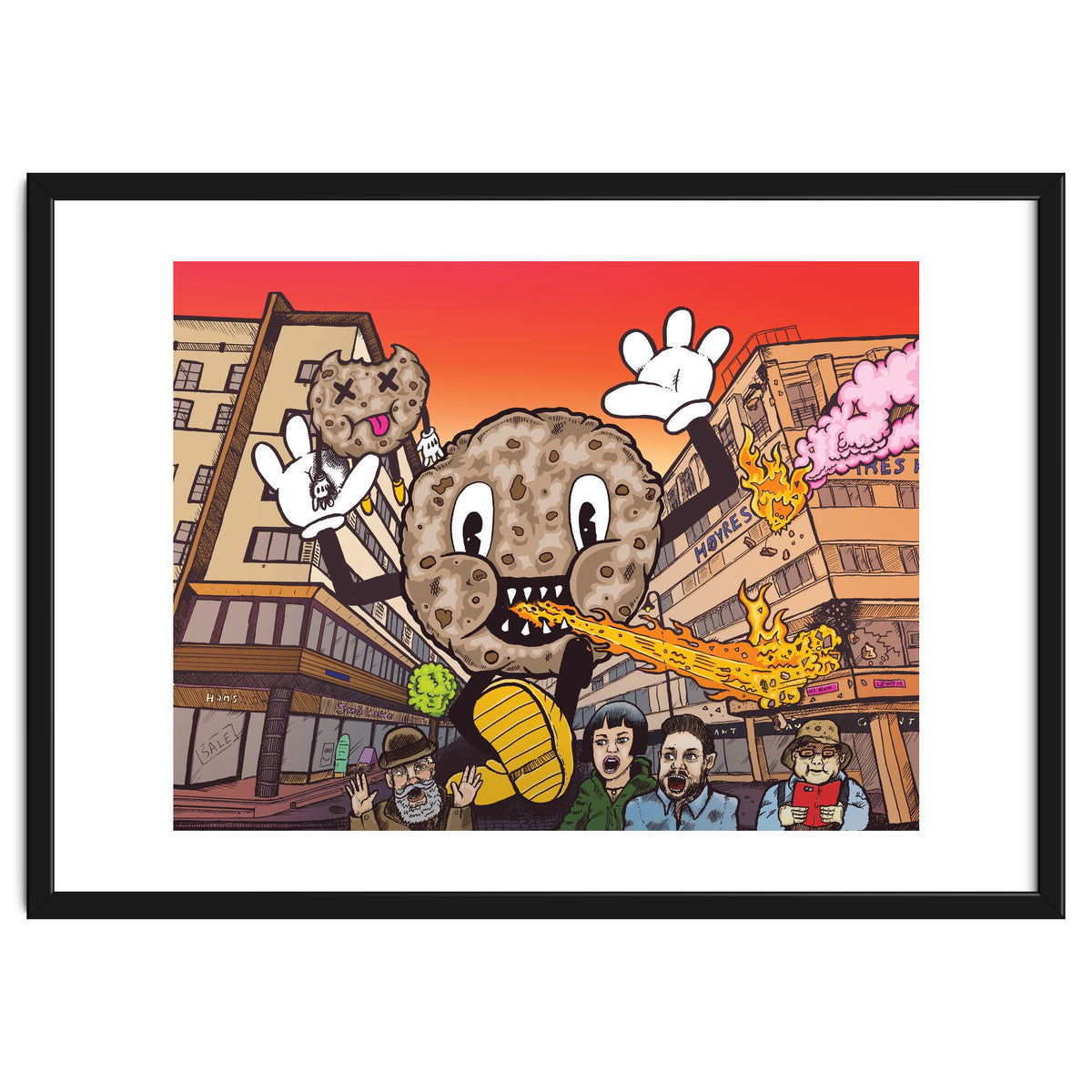 Cookie Monster 12.3% ABV Bourbon Barrel Aged Coconut Chocolate Chip Stout - Amundsen Brewery