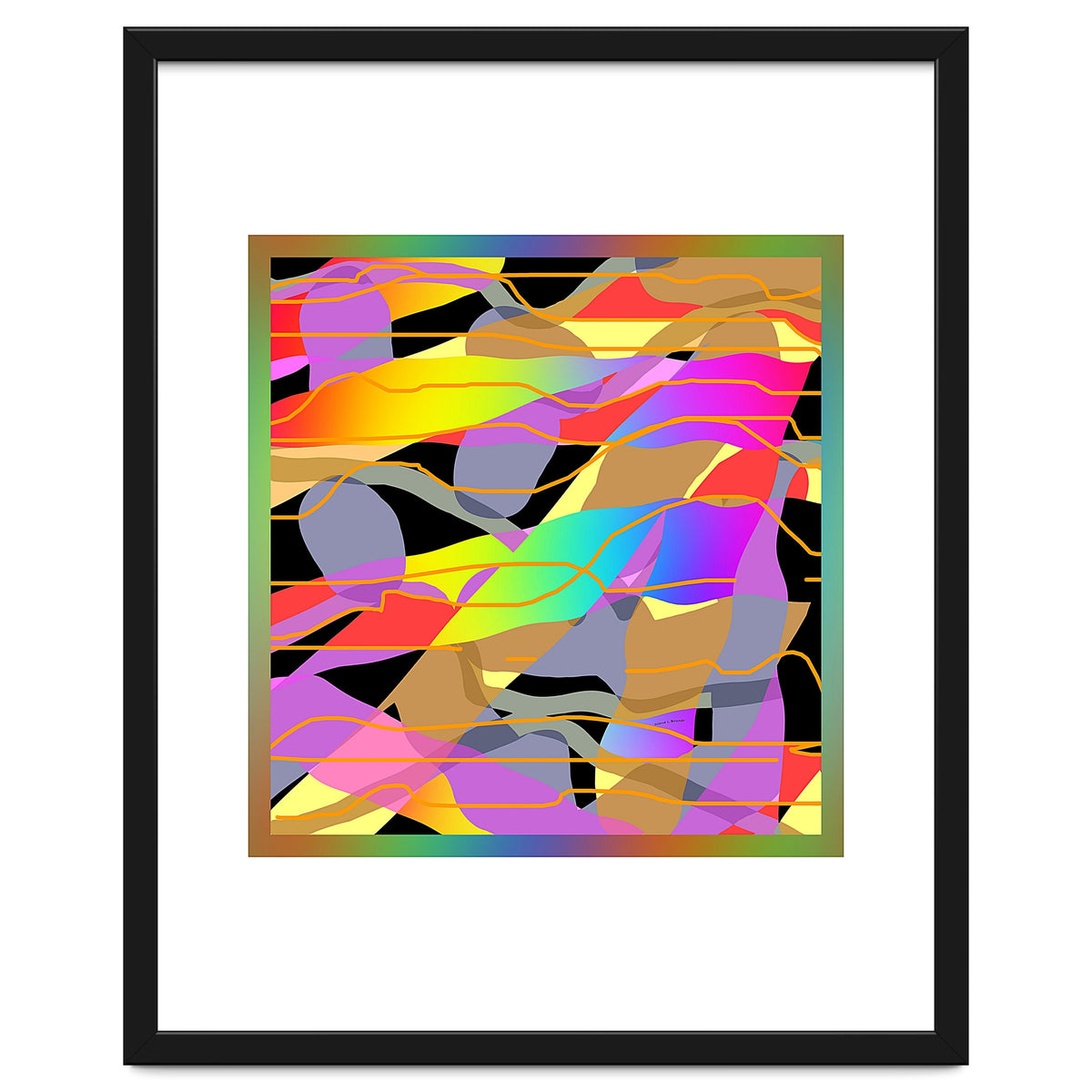 ABSTRACT COLOR BANDS