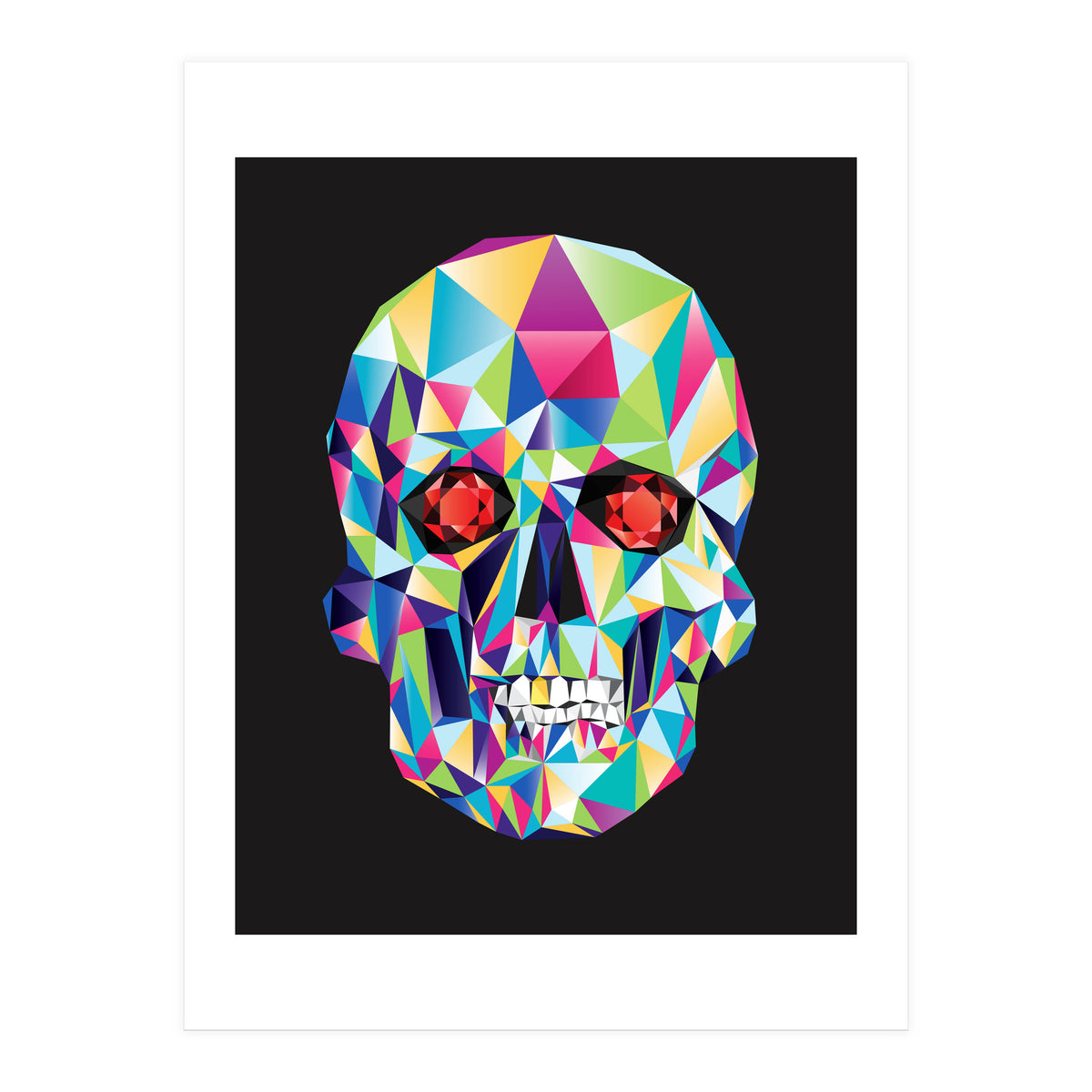Geometric Candy Skull (Print Only)