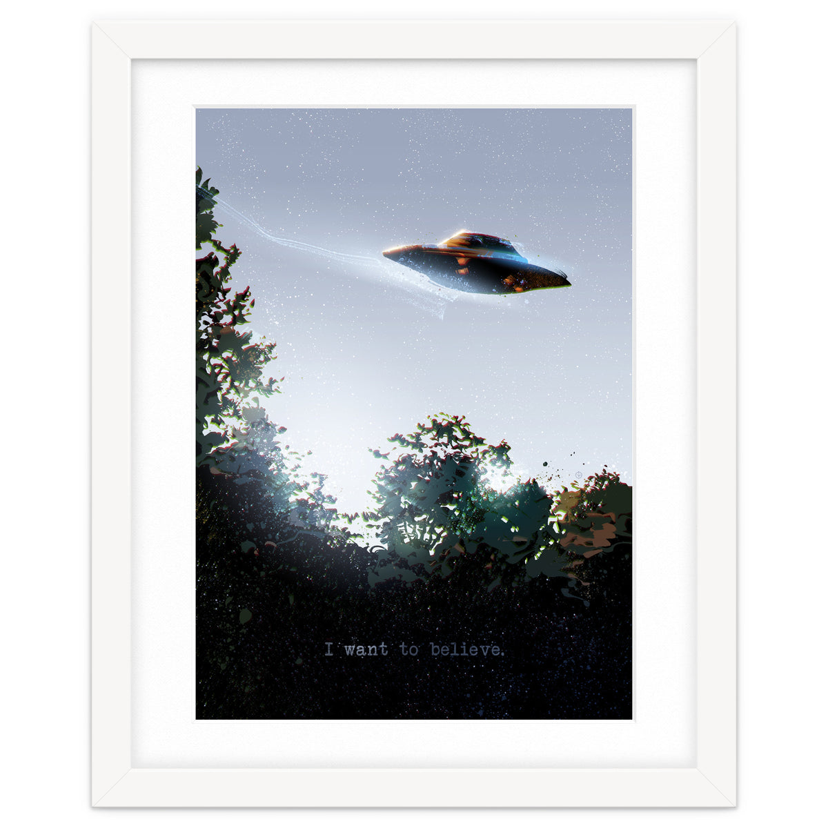 I Want To Believe Displate