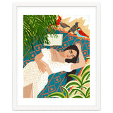 Beach. Read. Sleep. | Boho Woman Sea Beachy Travel | Summer Birds Sand Picnic Ocean Vacation thumbnail