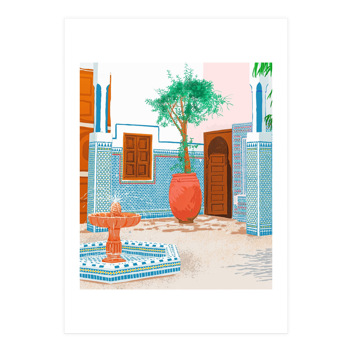 Moroccan Villa (Print Only)