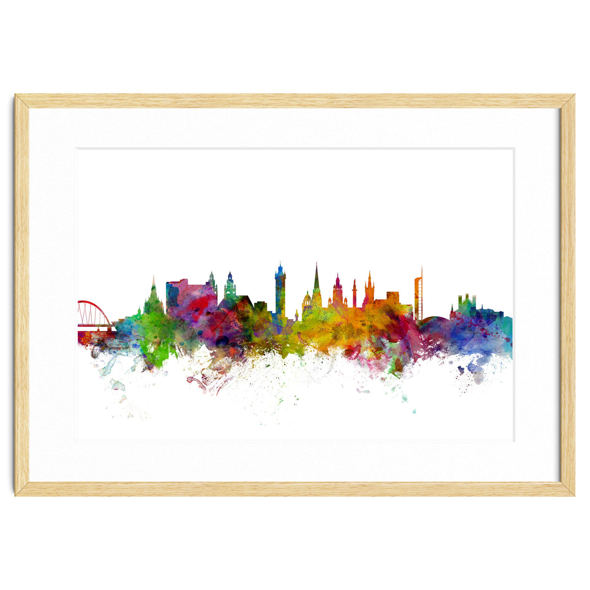 Glasgow Scotland Skyline