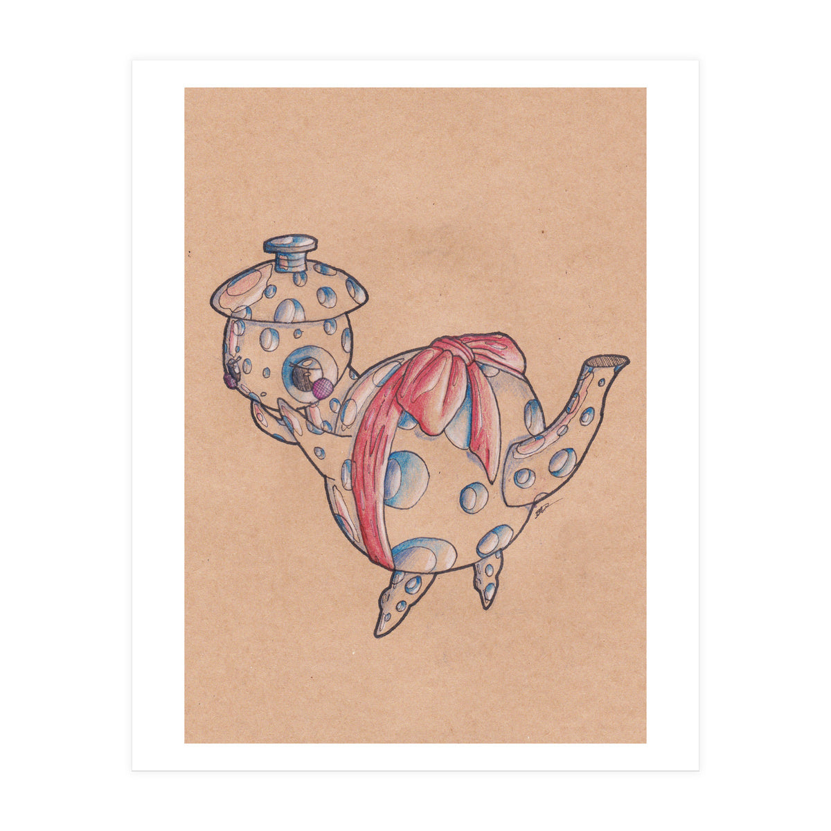 Tea Pot Present (Print Only)