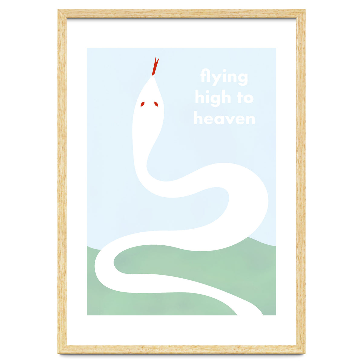 flying high to heaven
