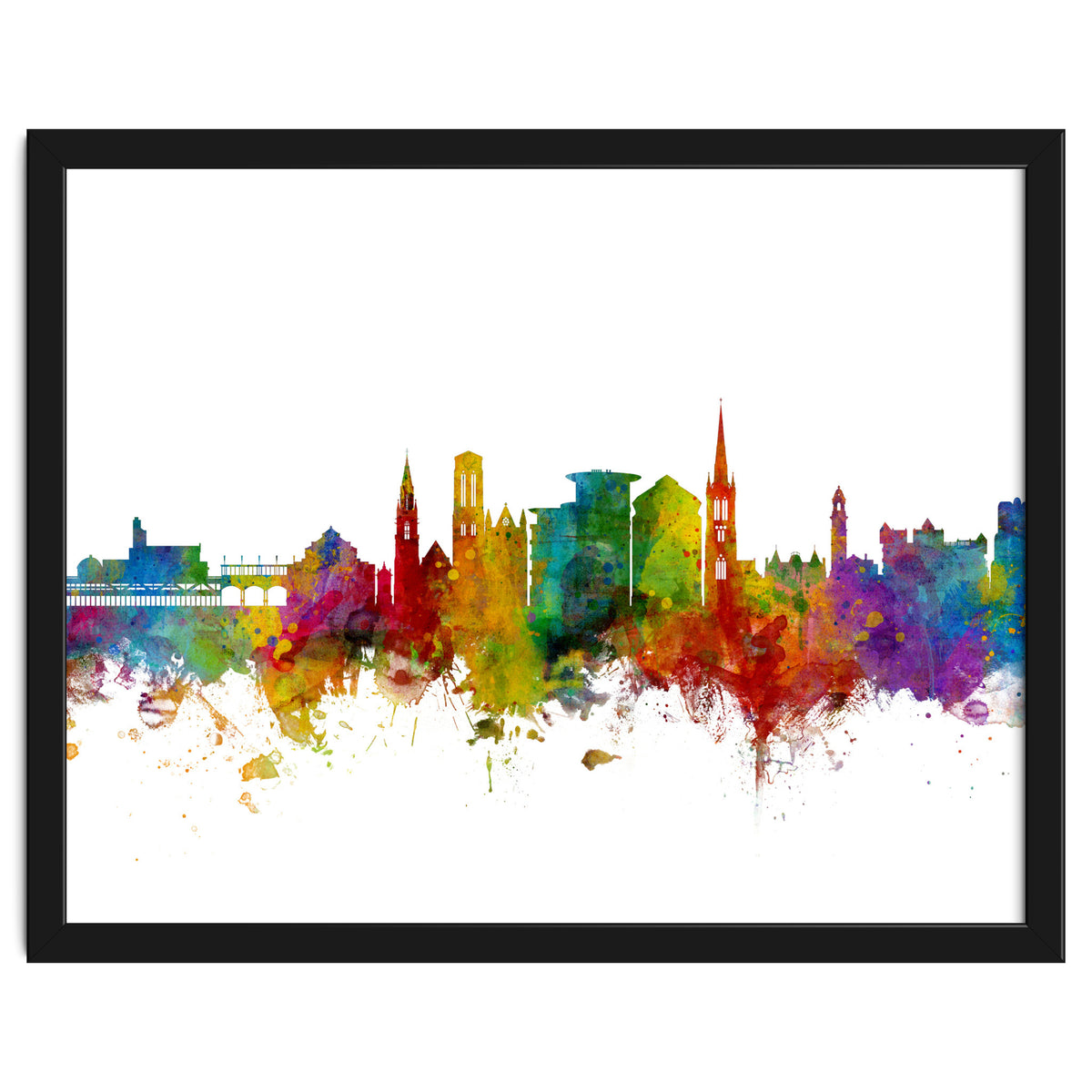 Bournemouth England Skyline