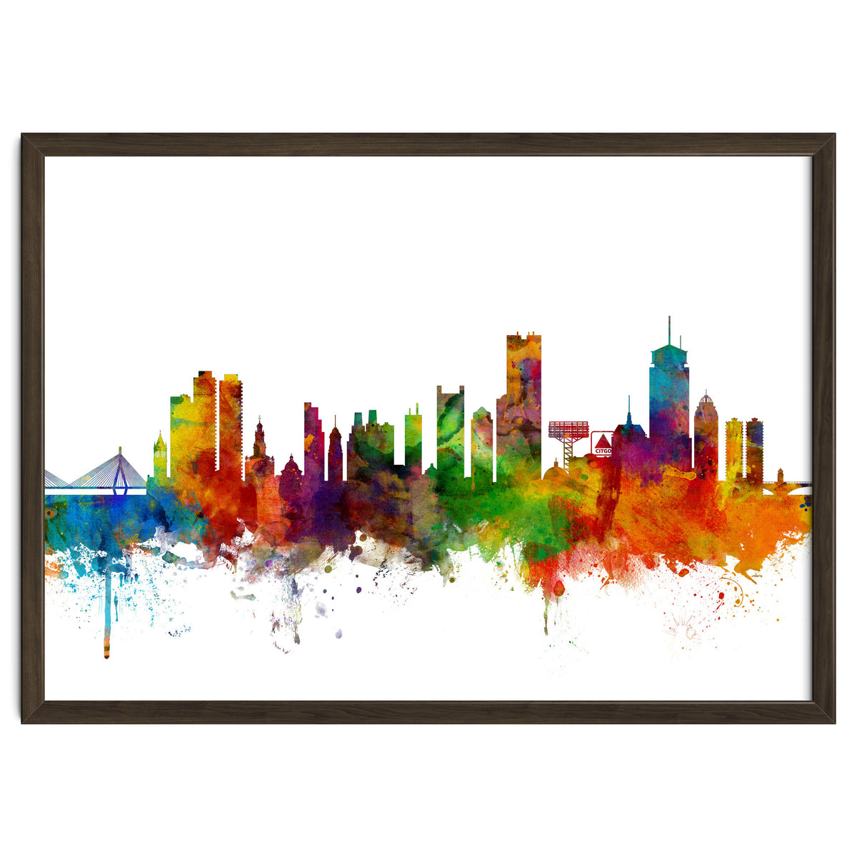 Boston Massachusetts Skyline