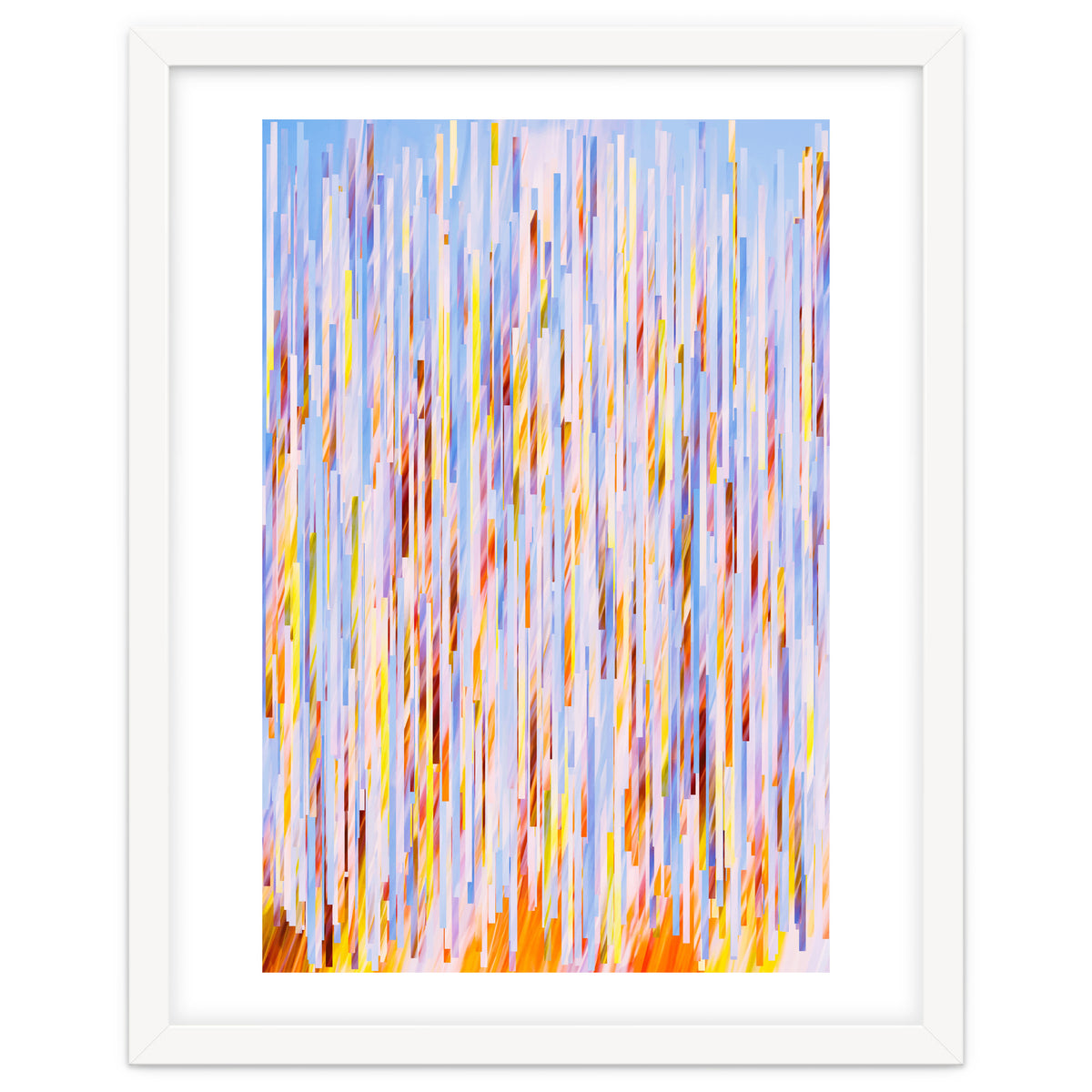 Urban Living | Abstract Geometric Shapes Digital Painting | eclectic Modern Contemporary Boho Chic