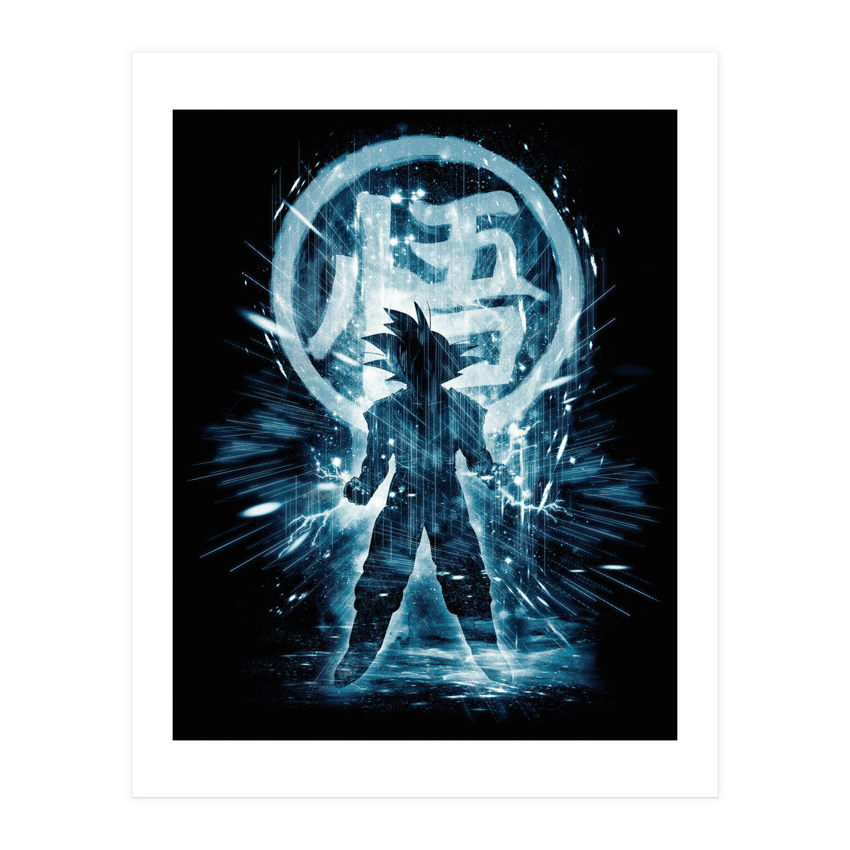 Storm Goku Blue (Print Only)