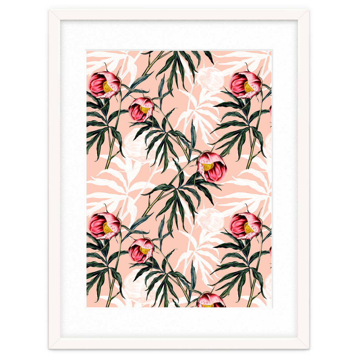 Flowery blooming pink