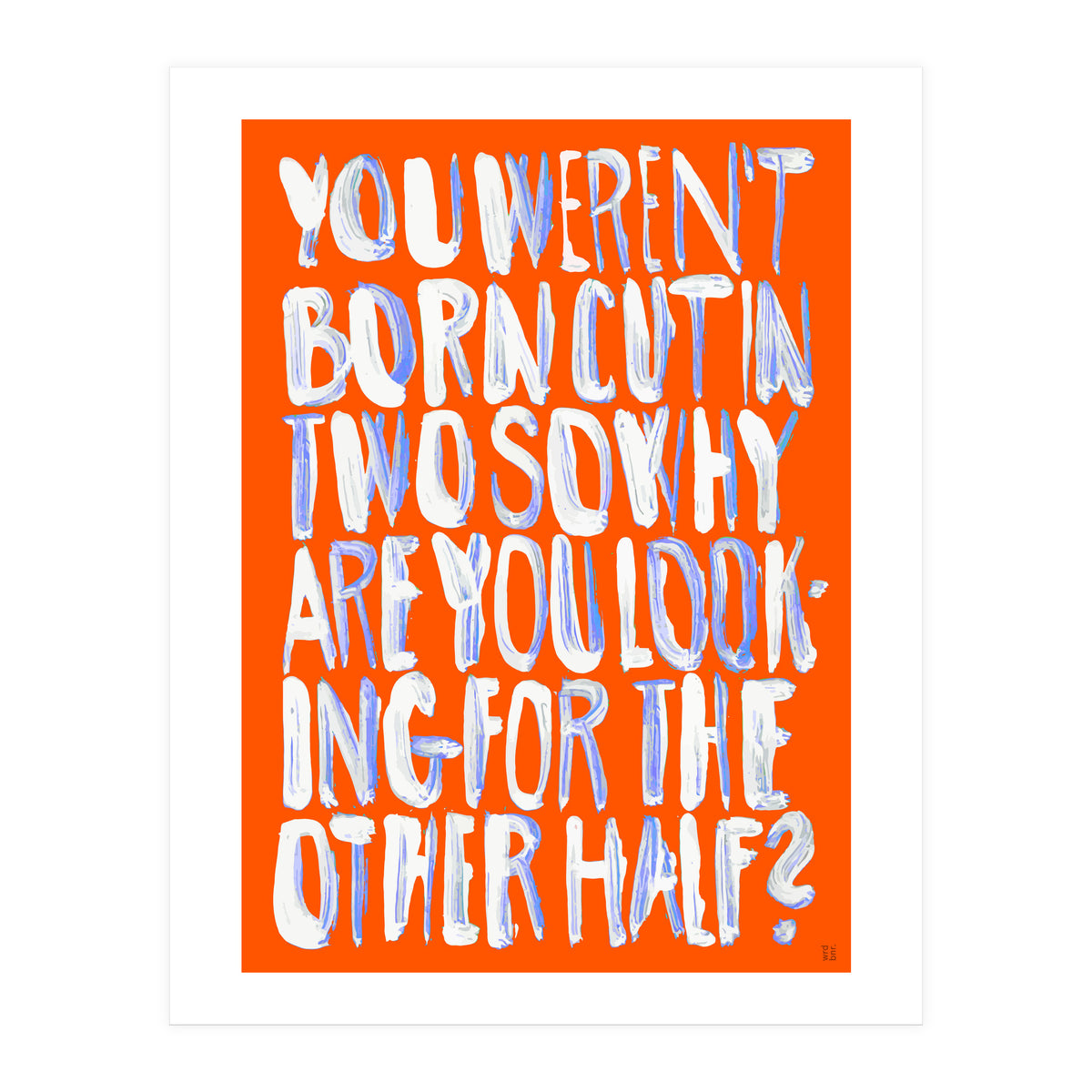 OTHERHALF (Print Only)