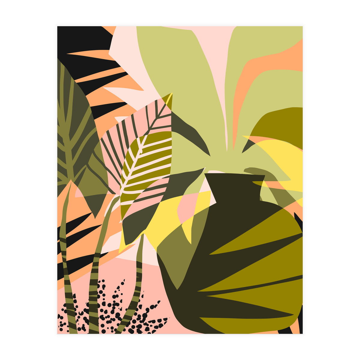 A Flower Blooms Best In A Happy Pot (Print Only)