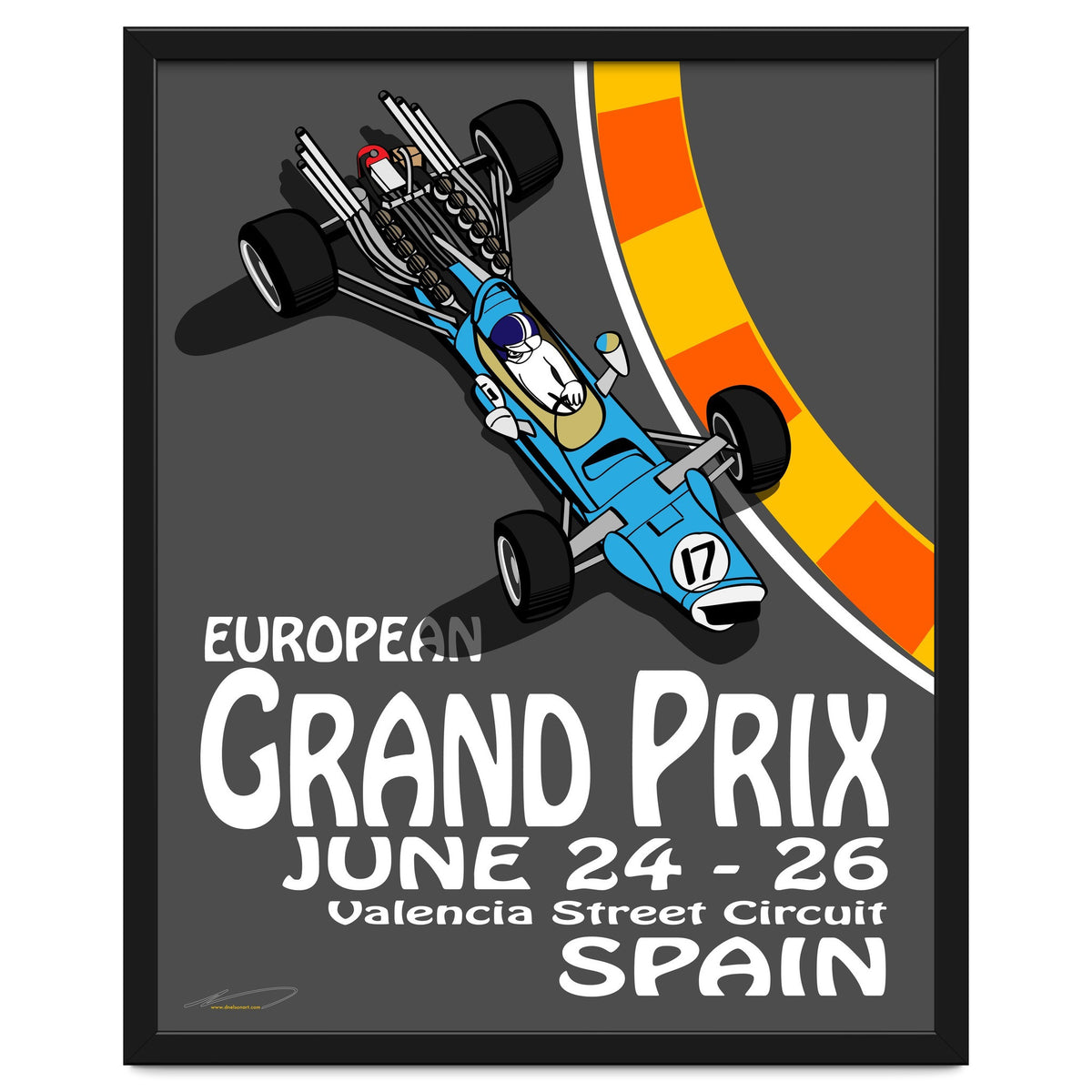 European Grand Prix poster
