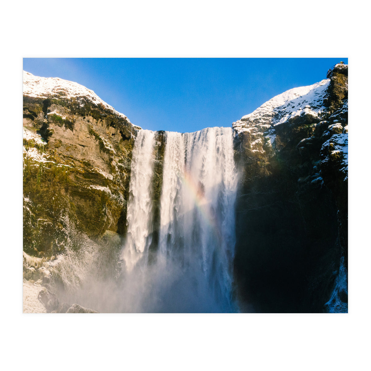 Skogafoss Waterfall Iceland 4 (Print Only)